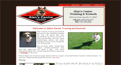 Desktop Screenshot of alanscanine.com